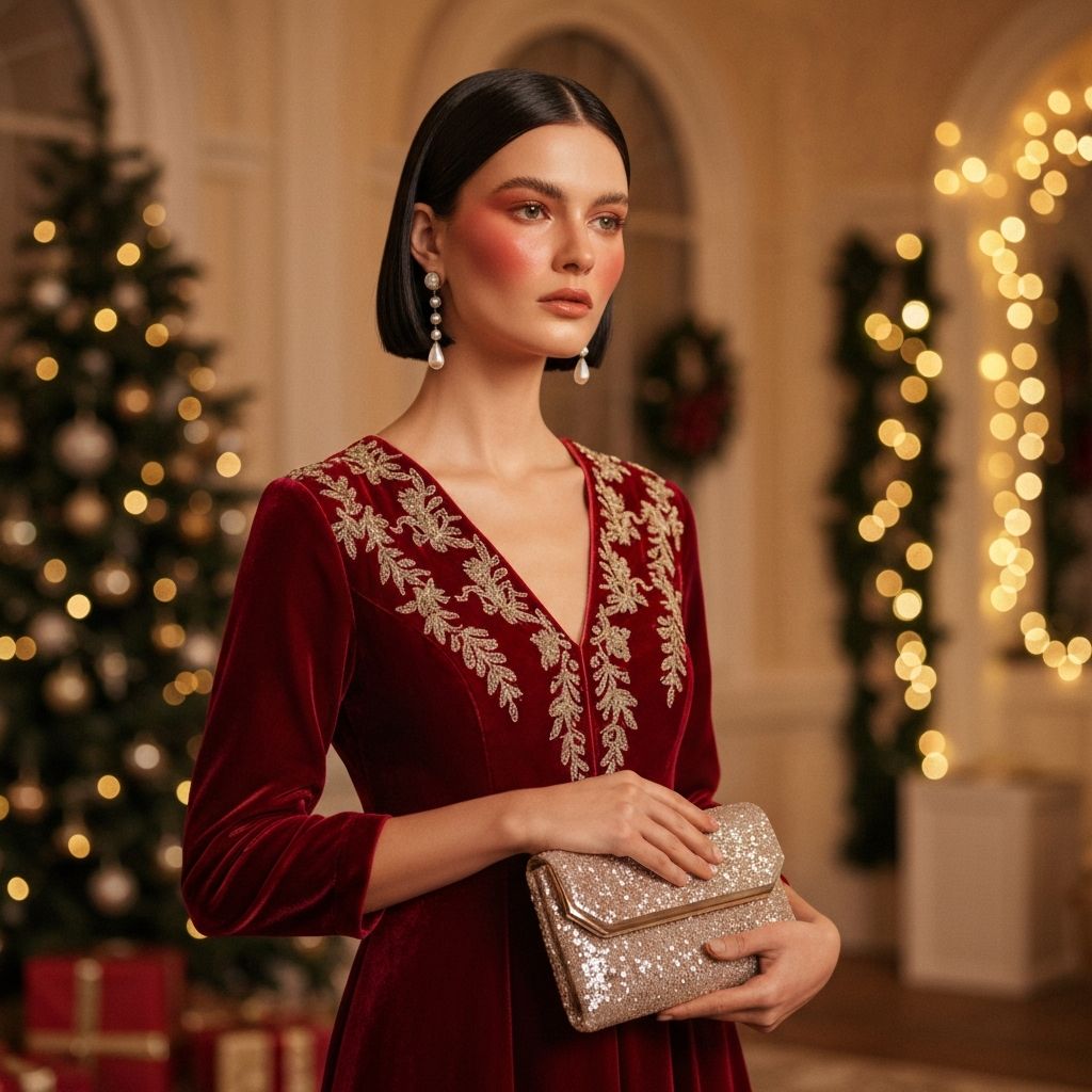 Michelle Obama Styles Archival McQueen With a Bolero on Christmas Eve